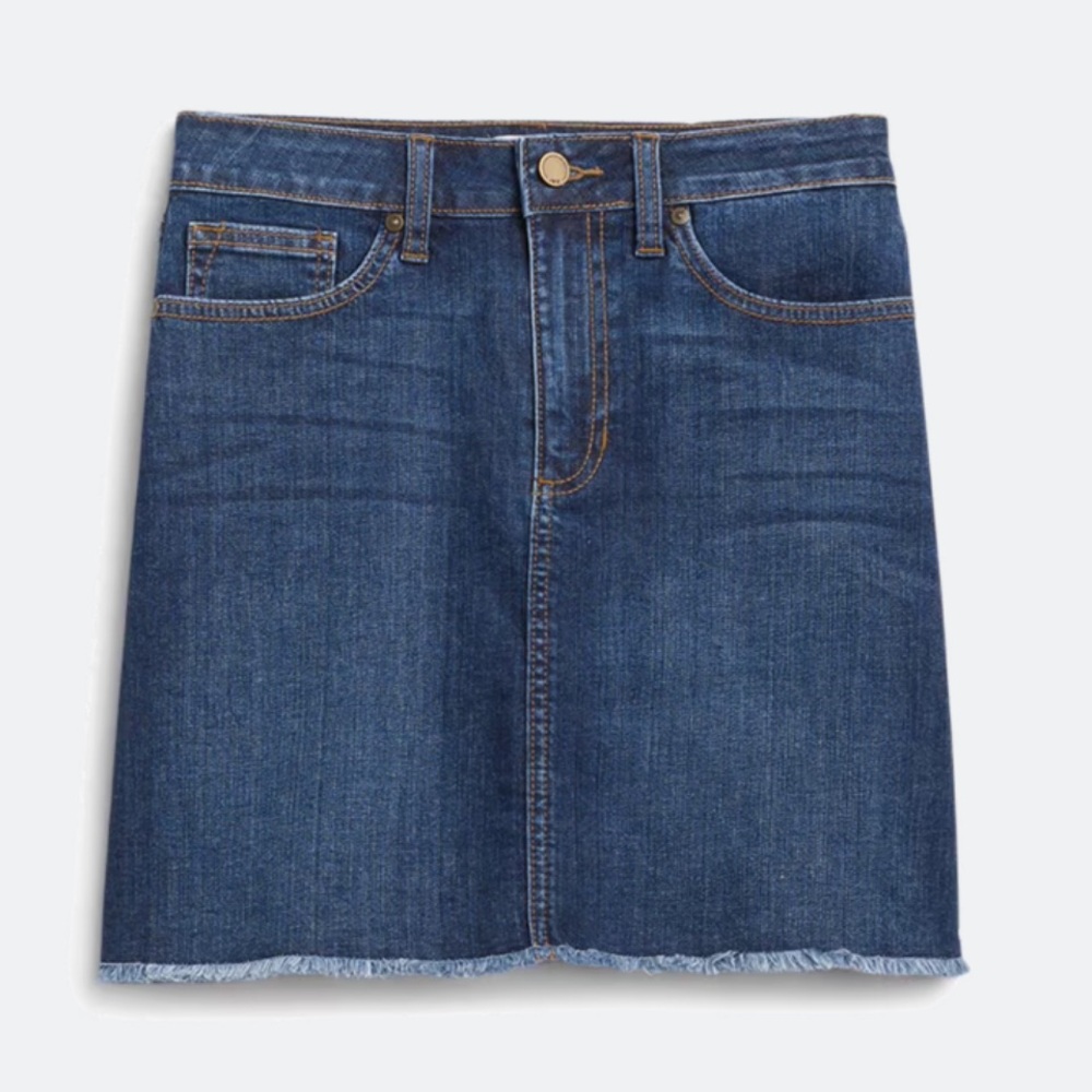 Just Black Tatiana Denim Skirt Indigo Size L NWT Never Worn